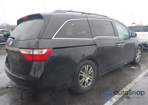 2013 Honda Odyssey Ex-L from USA, damaged, VIN 5FNRL5H61DB034718
